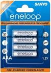 Sanyo Eneloop Genopladelige batterier AAA 750 mAh 